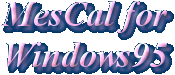 MesCal for Windows95