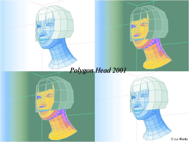 Polygon Head 2001(Tamaki Ogawa)